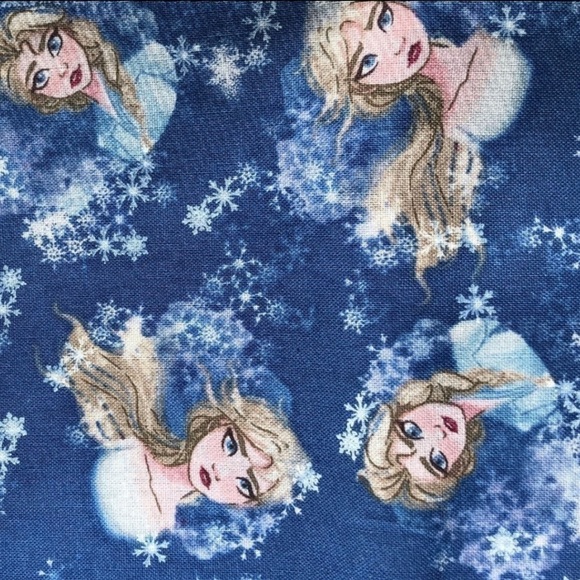 Disney Fabric - Princess Elsa Cotton Fabric, Disney Frozen material - Picture 1 of 1